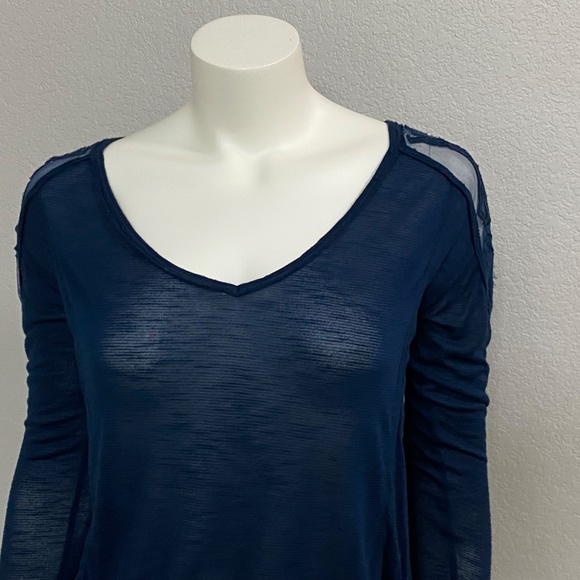 Free People Lace Back Shirt - Picture 6 of 8